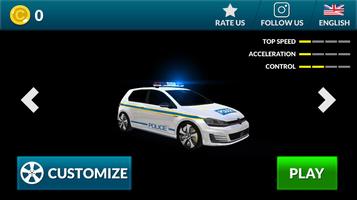 Police Car Game Simulation captura de pantalla 3