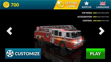 Fire Truck Driving Simulator capture d'écran 3