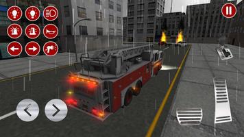 Fire Truck Driving Simulator تصوير الشاشة 1