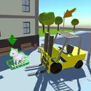Forklift Animal Transport Rescue Game APK