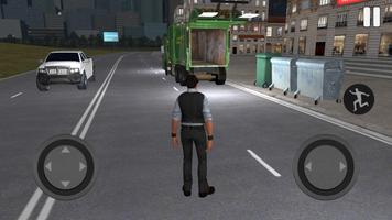 American Trash Truck Simulator تصوير الشاشة 1