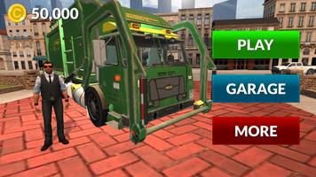 American Trash Truck Simulator imagem de tela 3