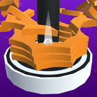 Stack fire ball icon
