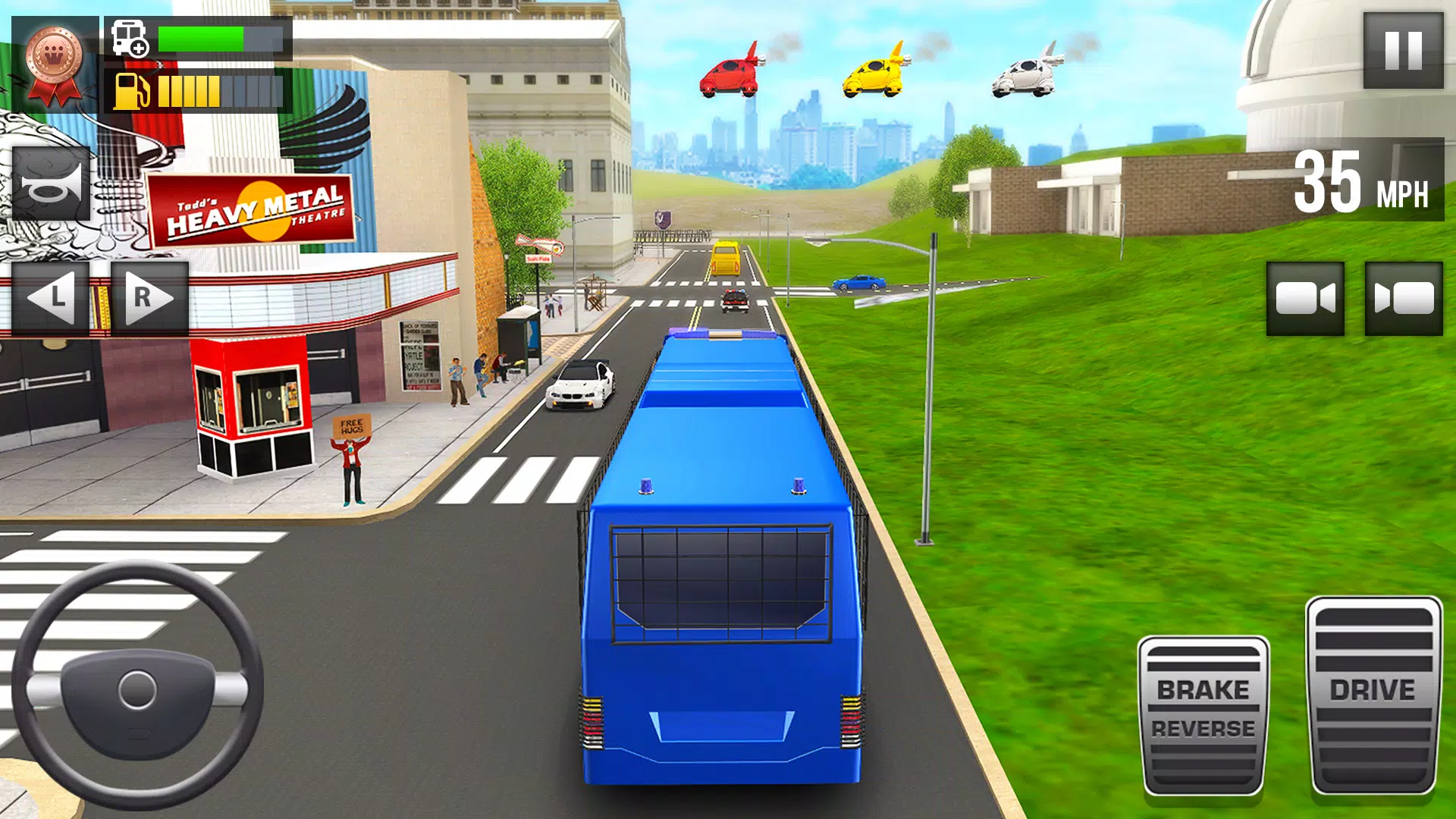 Long City Bus Driver 🚍🔥 Bus Simulator : Ultimate Multiplayer! Bus Wheels  Games Android 