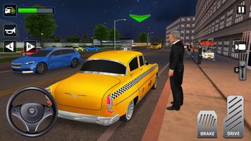 City Taxi Driving 3D Simulator स्क्रीनशॉट 1