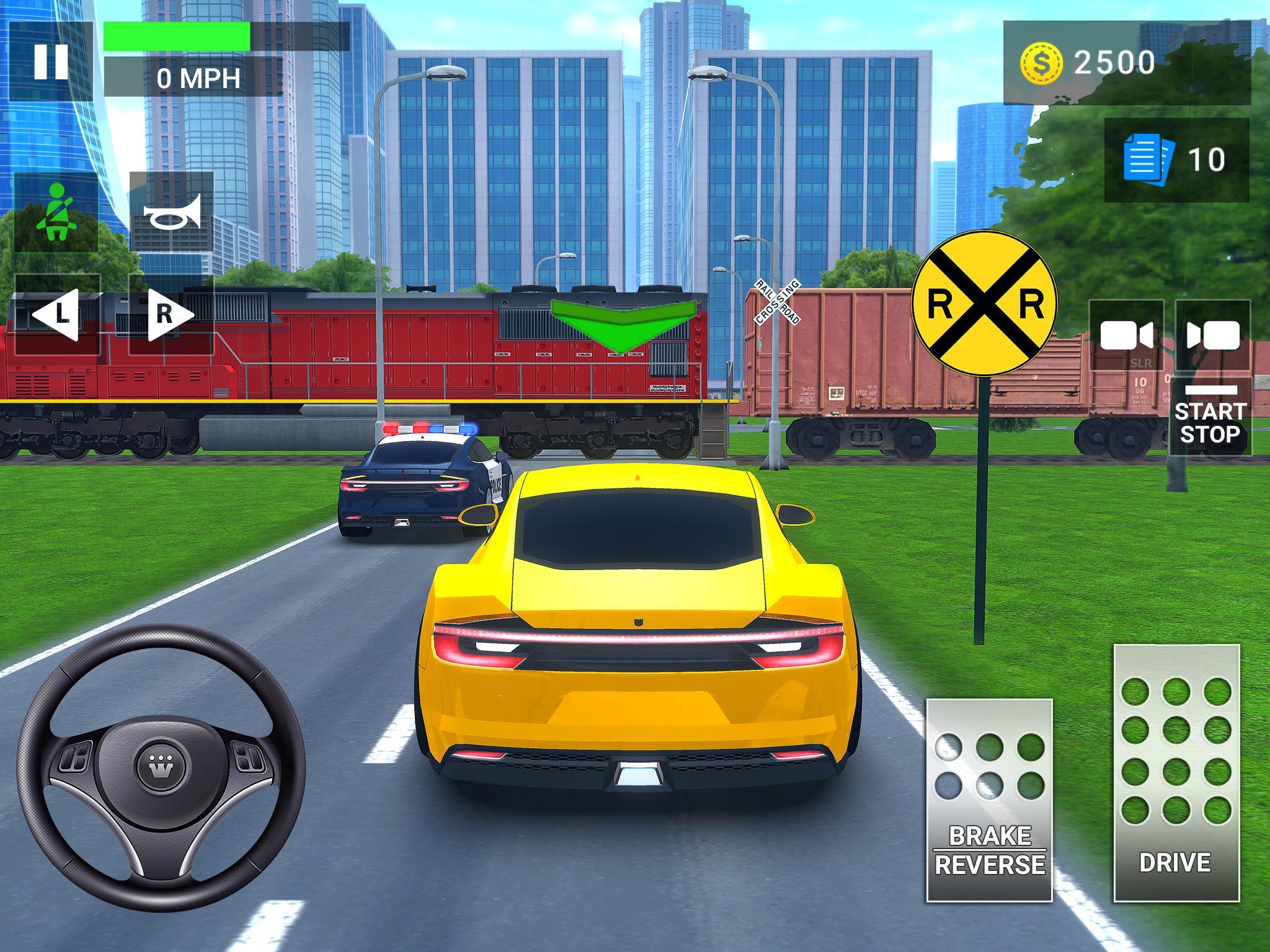 Игра car driving school