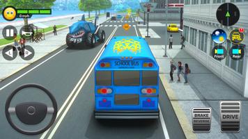 School Bus Simulator Driving स्क्रीनशॉट 3