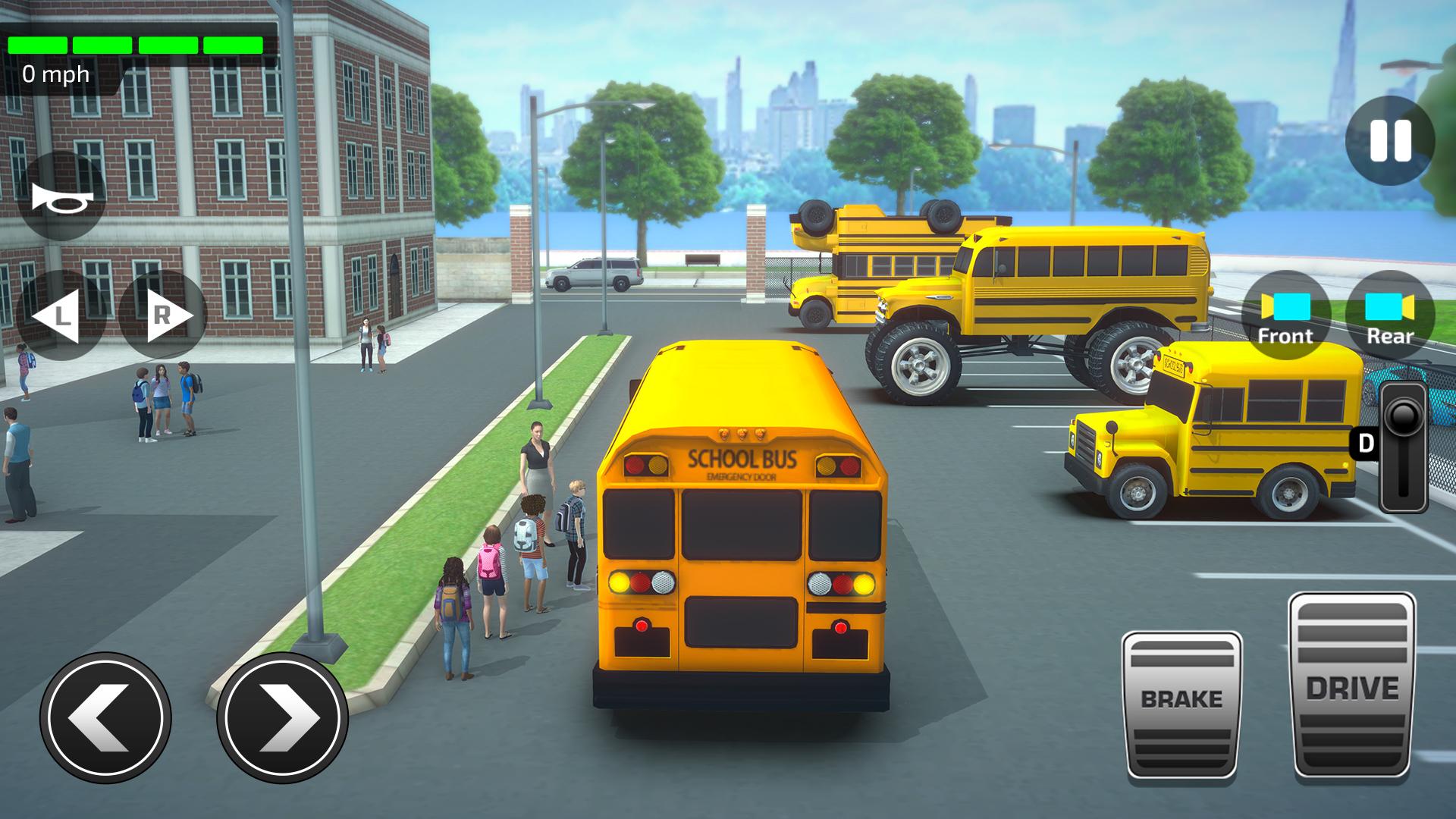 Super High School Bus Driving Simulator 3d 2020 For Android Apk Download - ultimate driving roblox school bus