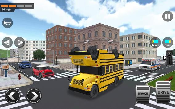 Super High School Bus Driving Simulator 3D - 2020 screenshot 9