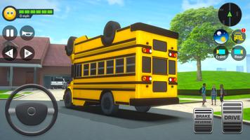 Juego De Autobús Escolar En 3D captura de pantalla 1