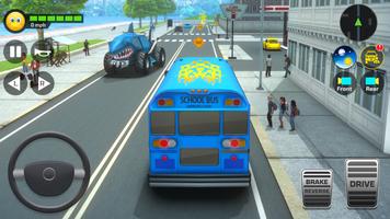 Juego De Autobús Escolar En 3D captura de pantalla 2