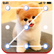 Puppy Dog Pattern Lock Screen 