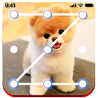 Icona Puppy Dog Pattern Lock Screen 