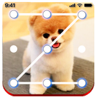 Puppy Dog Pattern Lock Screen  simgesi