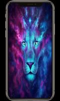 Roaring Fire Lion Lock Screen скриншот 2