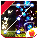 Colorful Glitter Neon Butterfl APK