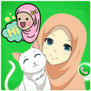 Hijab Girl Stickers for WhatsA APK