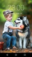 Husky Puppy HD Lockscreen Pin Ekran Görüntüsü 2
