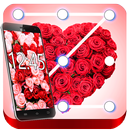 Red Rose Diamond Lock Screen APK