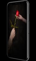 Romantic Red Rose Lock Screen, Red Rose wallpapers Ekran Görüntüsü 3