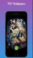 Skull Lock screen keypad Skull скриншот 1