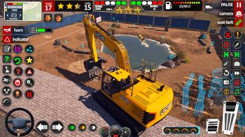 Juegos excavadoras nieve JCB captura de pantalla 3