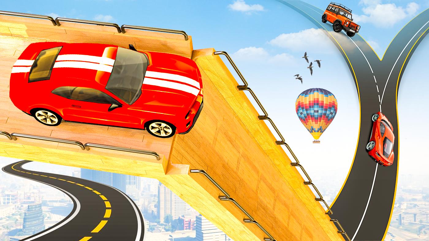 car stunt mega ramp