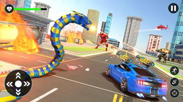 Anaconda Robot Car Robot Game syot layar 1