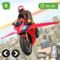 未来飛行バイクゲーム