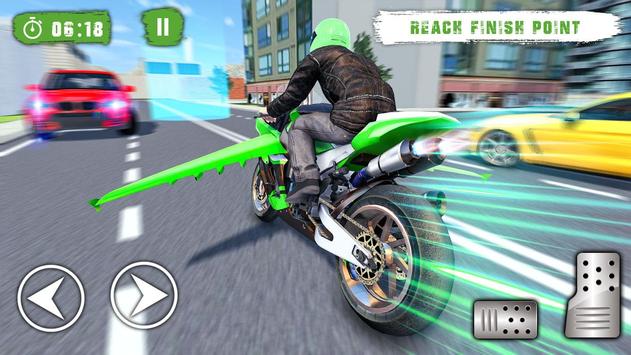 Flying Bike Stunt Racing- Impossible Stunt Games screenshot 7
