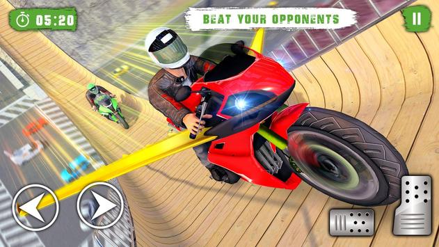 Flying Bike Stunt Racing- Impossible Stunt Games screenshot 5