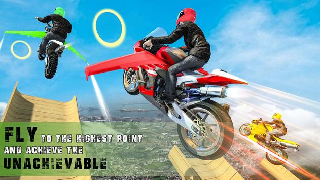 Flying Bike Stunt Racing- Impossible Stunt Games screenshot 14