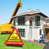 House Construction Truck Game آئیکن