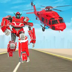 download Flying Helicopter Robot Games APK