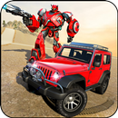 Offroad jeep cuộc phiêu lưu: Robot chuyển trò chơi APK