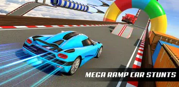 Mega Ramp Car Stunts Game : Impossible Car Stunts