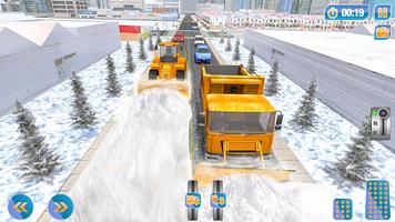 City Snow Construction Excavator Simulator 2021 capture d'écran 2