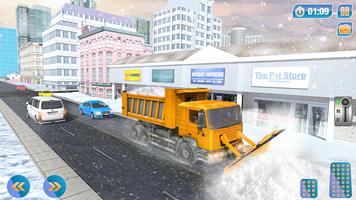 City Snow Construction Excavator Simulator 2021 capture d'écran 3