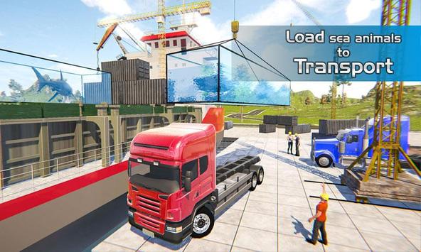 Wild Sea Animals Truck Transport Simulator screenshot 6