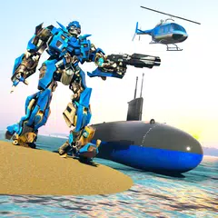 download russo Sottomarino Robot Trasformare battaglia Sim APK