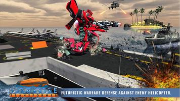 2 Schermata russo Sottomarino Robot Trasformare battaglia Sim