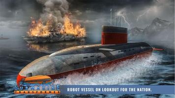 1 Schermata russo Sottomarino Robot Trasformare battaglia Sim