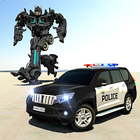 Police Robot Car Transform War icône