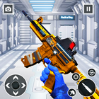 Espacio Robot Guerras Robot Pistola Lucha FPS icono