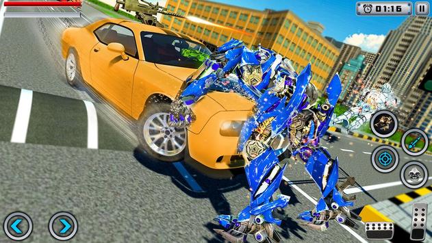 Tiger Robot Transforming Games : Robot Car Games screenshot 1