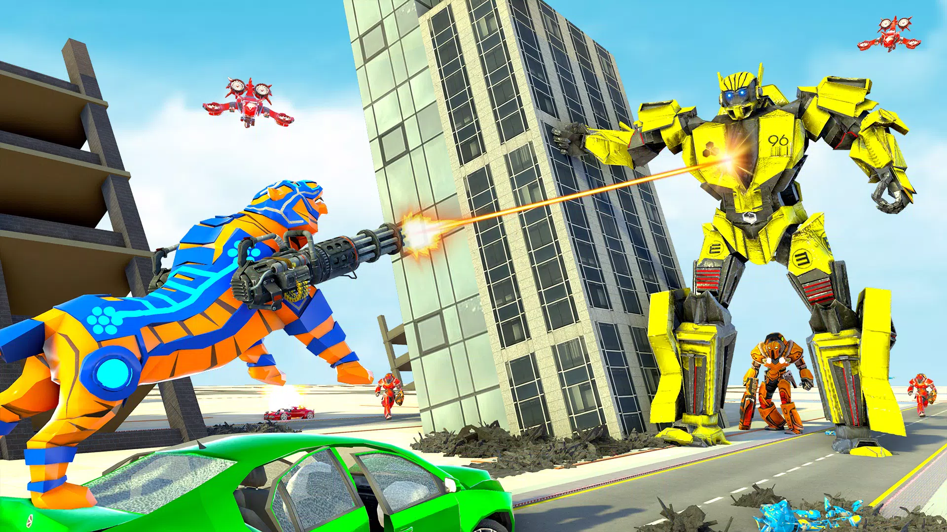 Tiger Robot Car Game APK for Android Download