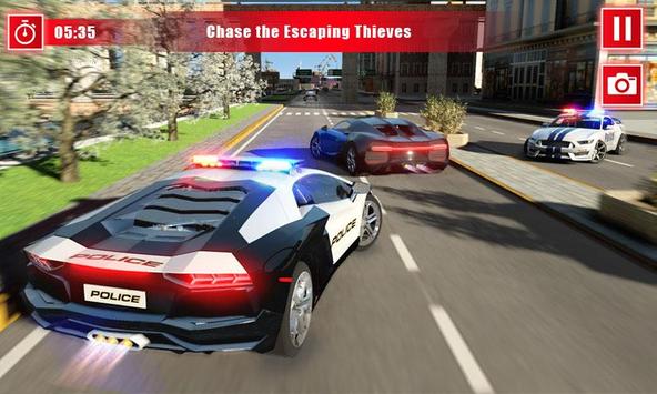 Grand Police Car Chase -  US Police Driving Games screenshot 1