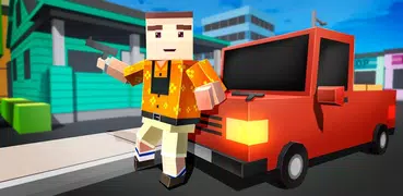 Cube Car Theft Race 3D