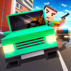 آیکون‌ Cube Car Theft Race 3D