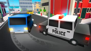 پوستر Cube Car Theft Race 3D